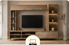 TV ünitesi montajı